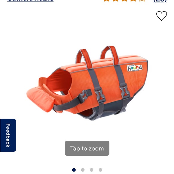 🌞NWOT Outward Hound Orange Dog Life Jacket - Picture 1 of 9